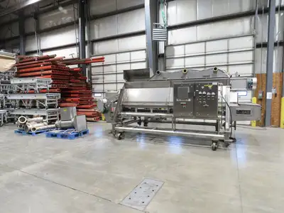 FEC Sanitary Food Grade Granulator 30" Apron Feeder Stainless Conveyor Surge Bin