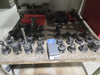 Shelf and Contents; BT40 Tooling