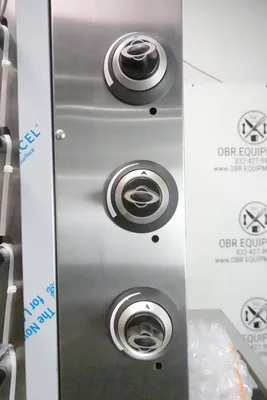 NEW EMPERO 5 ROLLER VERTICAL NATURAL GAS ROTISSERIE MODEL EMP.5EG-USA (CAPACITY OF 30 CHICKENS)