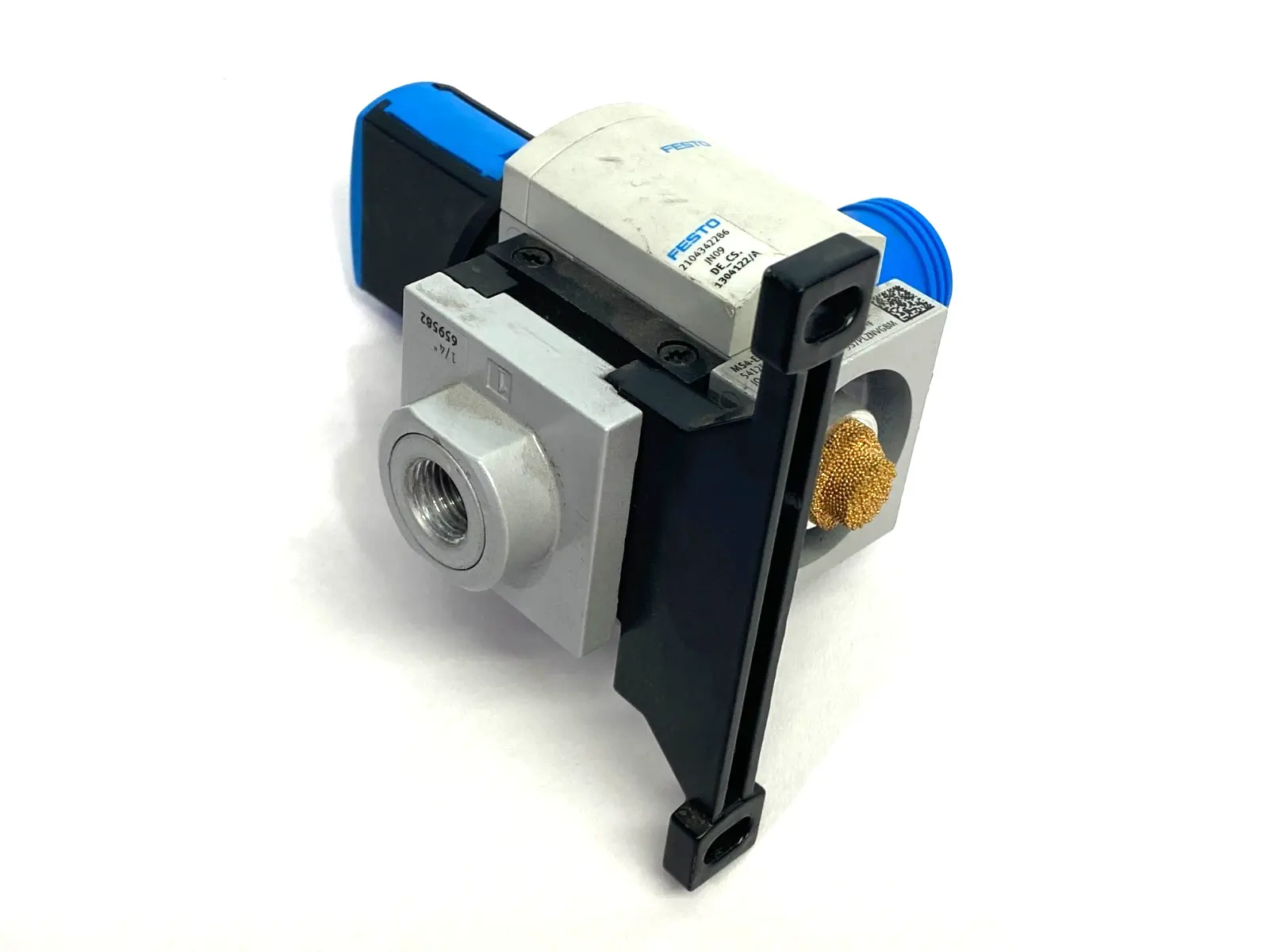 Used Festo Pneumatic Manual On/Off Valve 0-14Bar 210PSI 541258 Solenoid Valves Michigan US | Maverick Industrial Sales #1392929