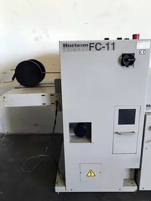 USED HORIZON STITCHER/FOLDER (SPF-11) & TRIMMER (FC-11) COLLATOR (MC-80)