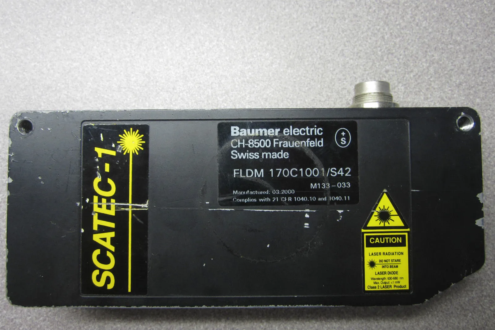 BAUMER ELECTRIC FLDM 170C1001/S24 OPTO ISOLATED OPEN COLLECTOR
