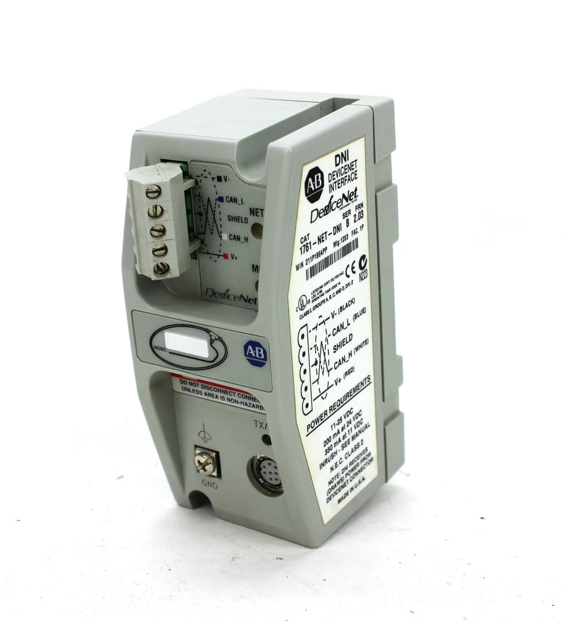 USED ALLEN BRADLEY 1761-NET-DNI