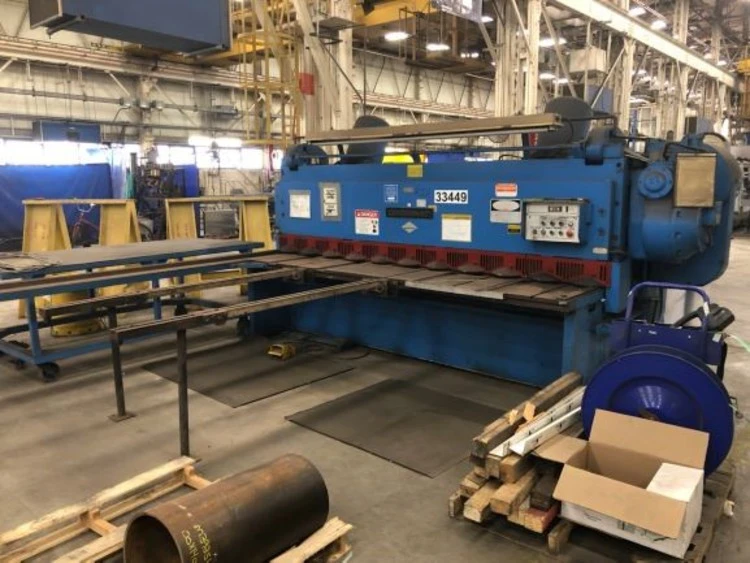 10' x 3/8" CINCINNATI Shear