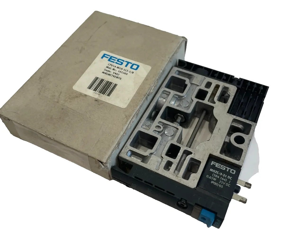 NEW FESTO CPV14-M1H-5LS-1/8 SOLENOID VALVE 161360 CPV14M1H5LS18