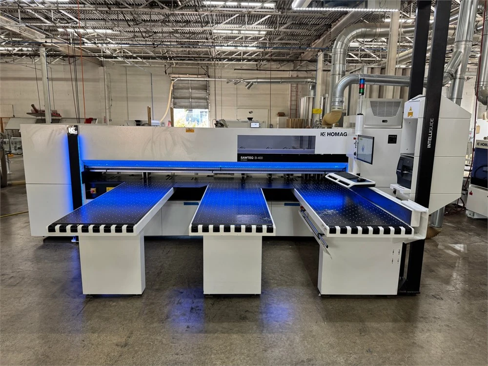Used 2021 HOMAG "SAWTEQ B-400 PROFILINE" Single-Line Beam Saws Texas US | MachineryMax #1488388