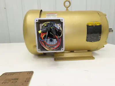 Baldor Reliance EM3708T Super-E AC Motor 5Hp 1160 RPM 208-230/460V 3PH 215T