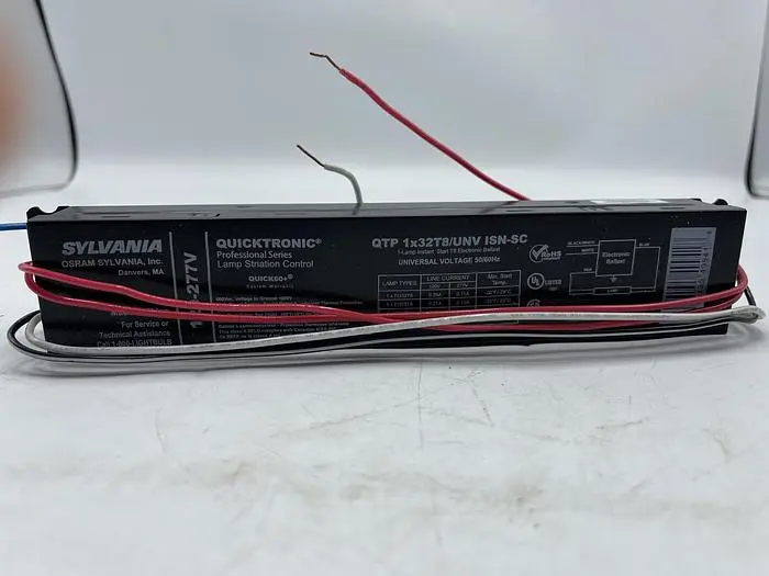 Used SYLVANIA SYLVANIA QTP 1X32T8/UNV ISN-SC Misc Electrical & Power Parts | ND Industrial Surplus #1215913