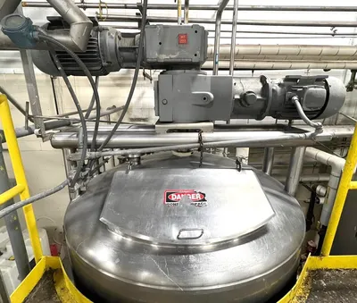 2002 FELDMEIER 1000 Gallon Feldmeier Jacketed Tank / Kettle Double Motion Mixer TANKS / KETTLES | EcReCon Inc (1)