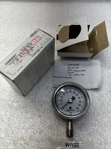 Used ASHCROFT 25-1009-AW-02L-100# Air Pressure Regulators | J&J Industrial Supply #544102