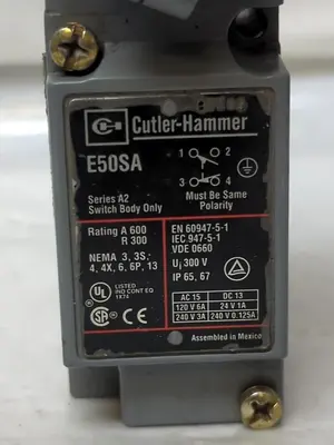 Used CUTLER-HAMMER E50SA Miscellaneous Equipment (Electrical & Power) Ohio US | Surplus Asset Holdings #1239113
