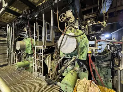 110" (2.8M) VOITH FOURDRINIER PAPER MACHINE (LBM) MFG 2001 LINERBOARD / TUBE & CORE – TANDEM NIPCOFLEX SHOE PRESSES - 72"(1.8M) DIAMETER DRYERS