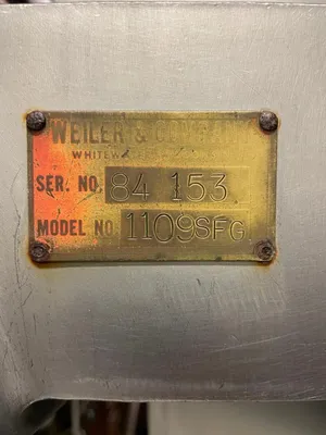USED WEILER 1109 SFG