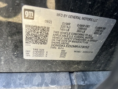 USED 2021 CHEVROLET TAHOE