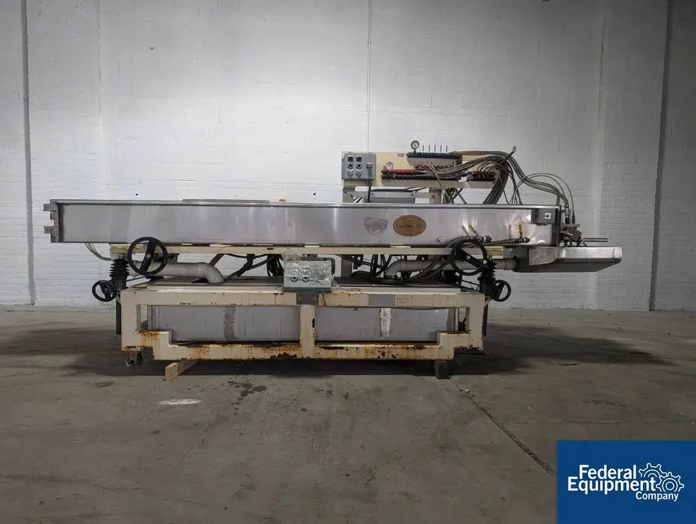 USED VINYLETECH ABBOTTSTOWN 144" Vinyletech Abbottstown Vacuum Table, model D9056-12