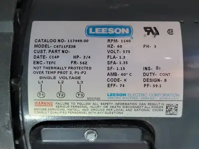 USED LEESON C6T11FZ3B