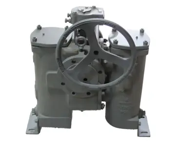 NEW MUELLER STEAM SPECIALTY 792FDH DUPLEX STRAINER 4"