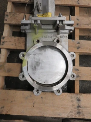 Fabri-Valve 8"-150 Knife Gate Valve , Air Operated , 316ss, Unused