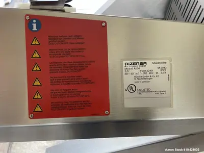 Used Bizerba A550 Slicer | High-Speed Stainless Steel Food Slicing System