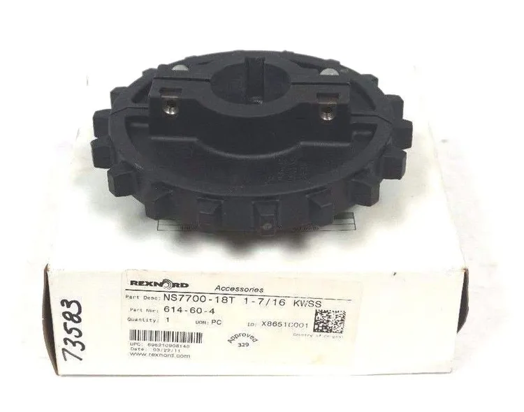 New | in-Stock REXNORD NS7700-18T 1-7/16 KWSS Conveyor Parts | SB Industrial Supply #857286