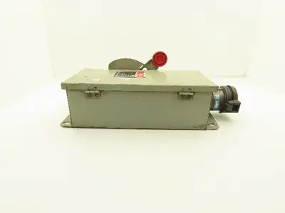 Cutler-Hammer Heavy Duty Safety Switch Enclosure 60A 600V 3Ph Nema 12