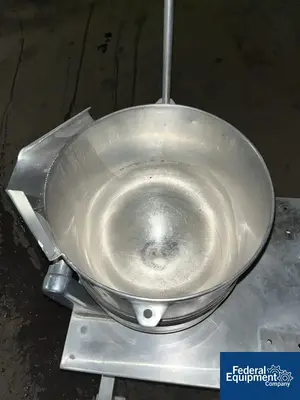 USED Dover Corporation 5 Gal Dover Kettle, Steam Jacket, 316 S/S, 100#