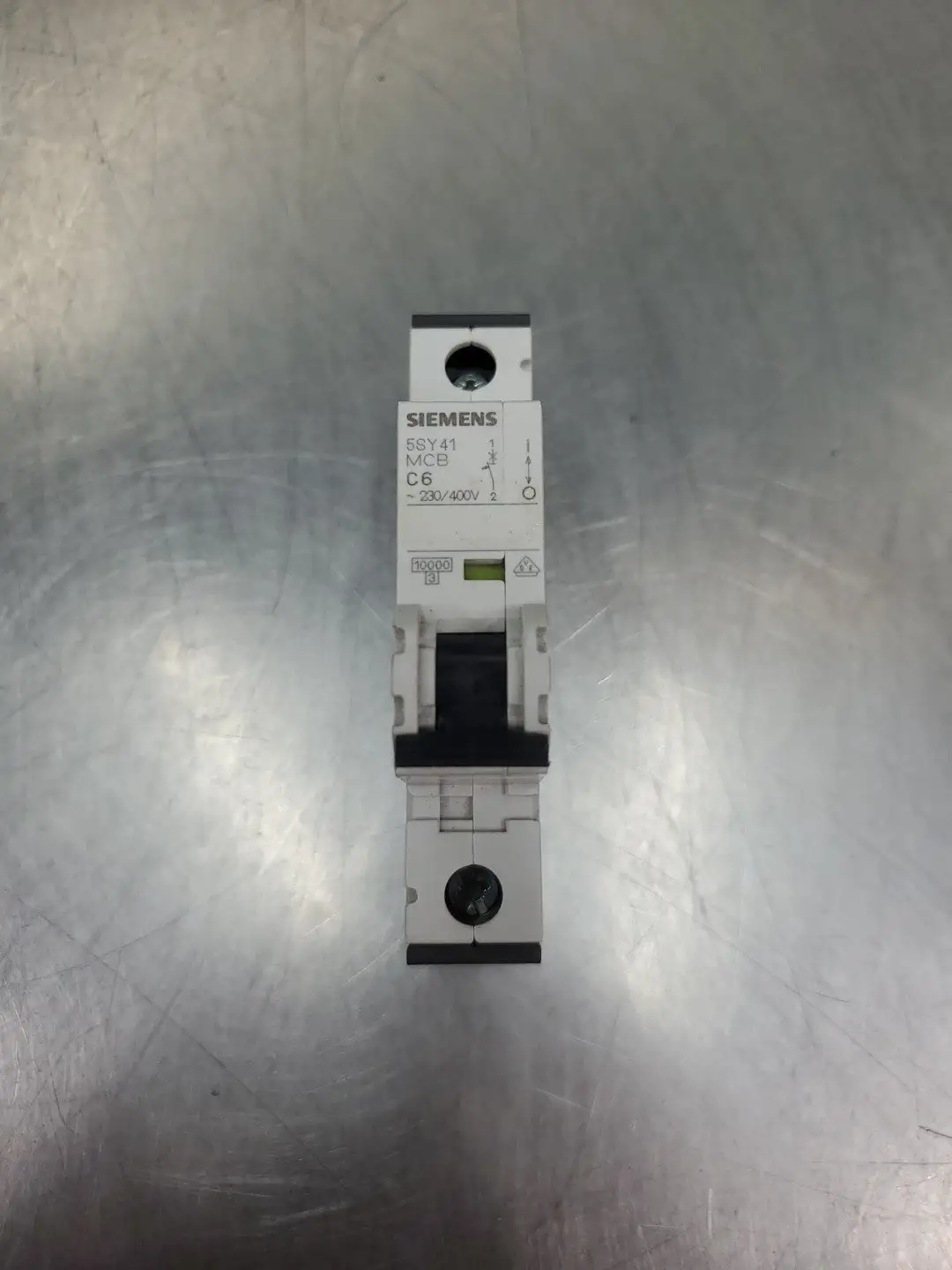 USED Siemens 5SY41 MCB C6 CIRCUIT BREAKER, 1 POLE, 6A (5DY4106-7)