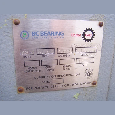 United Gear Inline Gear Reducer