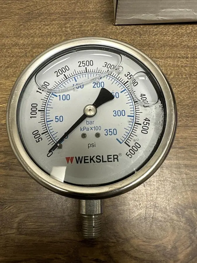 New | in-Stock WEKSLER BY45YPV4LW Universal Pressure Meters Ohio US | Surplus Asset Holdings #1248166
