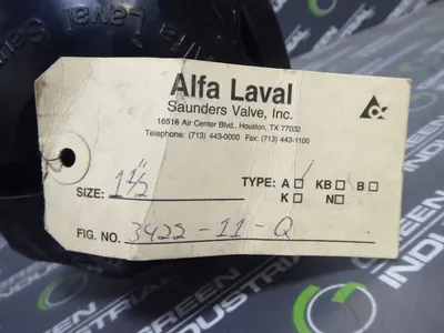 Alfa Laval 3422-11-Q 1.5 Inch Gate Valve Type A Used