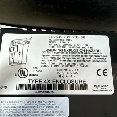 USED GE Fanuc IC754VSI06STD-BB