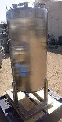 Tank, 125 Gallon, 316 Stainless Steel,  FV, 30 PSI, Fieldmeier, 24" X 52", #S743747
