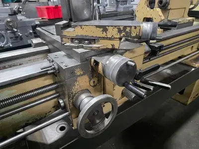 BRIDGEPORT ROMI 16-8 ENGINE LATHE, SWING 16 1/2'', 80'' BETWEEN CENTERS