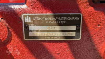 USED 1980 INTERNATIONAL 274