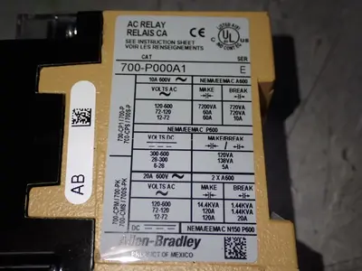 New | in-Stock ALLEN BRADLEY 700P000A1 Relays & Switches | HGR 24 #739681