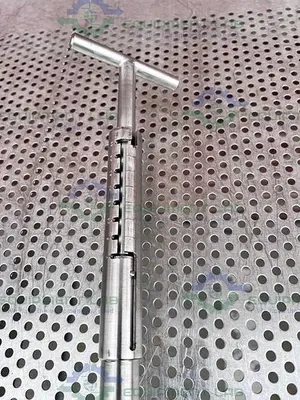 Stainless Steel  Pointed-Plunger Lance Sampler Probe w/ 51" Rod