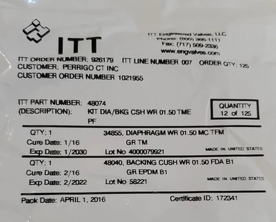 NEW ITT 48074
