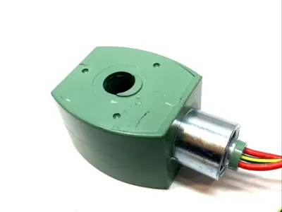 Used ASCO Replacement Solenoid Coil 24VAC 60Hz N-Style Pump & Valve Parts Michigan US | Maverick Industrial Sales #1401344