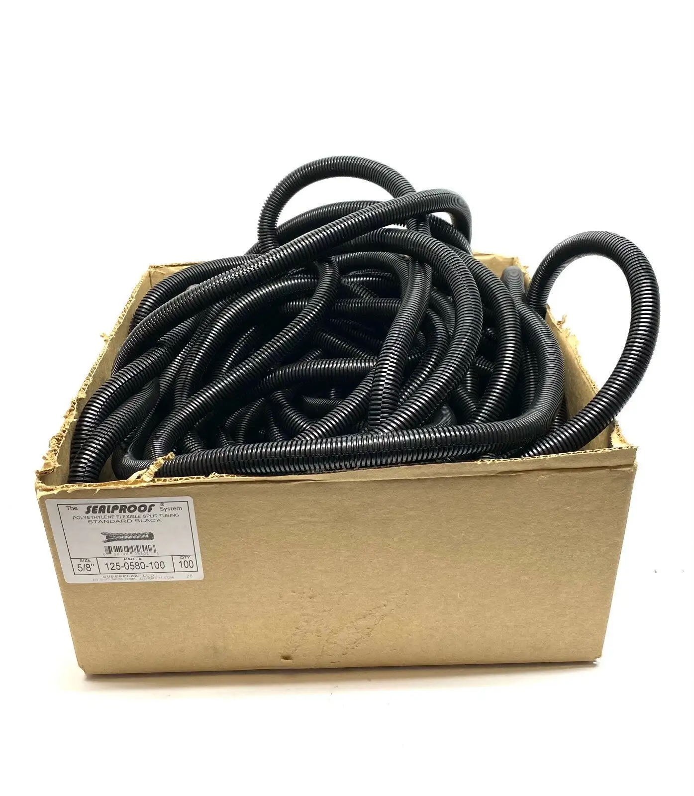 USED SUPERFLEX POLYETHYLENE SPLIT TUBING