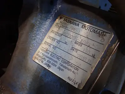 USED 2010 MOTOMAN / YASKAWA ELECTRIC MH6