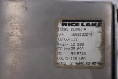 RICE LAKE CW90X-A / CW90XA DIGITAL PANEL AS PICTURED STK H1648