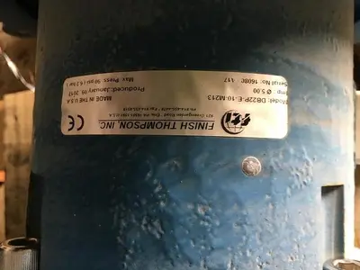 Used 2017 FINISH THOMPSON DB22P-E10-M213 Centrifugal Pumps North Carolina US | DH Griffin Used Equipment #1383403