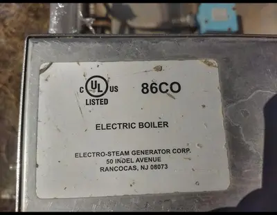Boiler, 15 BHP, Steam Generator, Electro Steam, #5991811