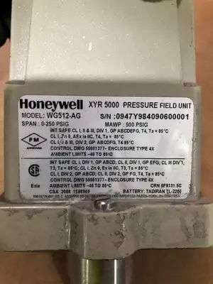 Honeywell XYR 5000 WG512-AG Wireless Pressure Transmitter / Field Gauge 500PSI