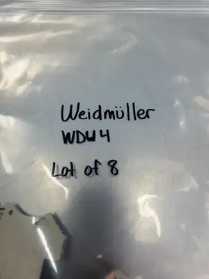 Weidmüller WDU4 Terminal Block Module, Lot of 8. 4A-41