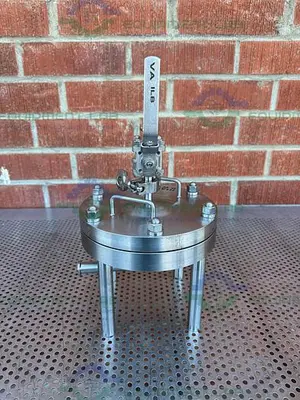 Stainless Steel  142mm High Press Membrane Disc Filter Housing w/ Valve and Hose