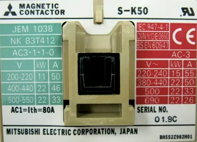 NEW MITSUBISHI MSO-K50 MAGNETIC CONTACTOR MSOK50 MS0-K50 S-K50