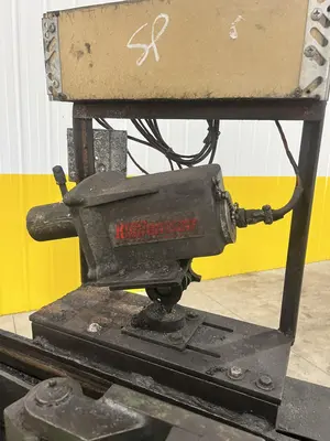 INFEED BILLET CONVEYOR WITH WILLIAMSON PYROMETER HEAT DETECTOR: STOCK #21084