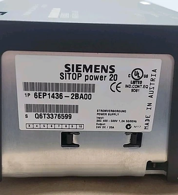 Used Siemens 6EP1 436-2BA00 Power Supplies | J&J Industrial Supply #501228