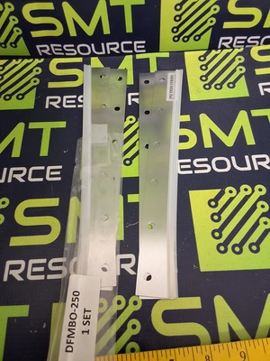 DEK JNJ INDUSTRIES DFMBO-250 METAL SCREW-MOUNT SQUEEGEE BLADE SET 250mm - BRAND NEW